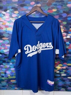 Los Angeles Dodgers Majestic Batting Jersey XXL